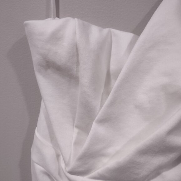 Lulu's Queen of the City White Strapless Bodycon Dress Size Large - Picture 5 of 10